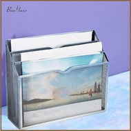Metal Wire Basket Metal File Holder Convenient Hanging File Folders Wall Mount Basket for Home Indoo