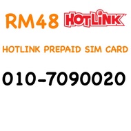 Hotlink Prepaid Sim Card 010-7090020