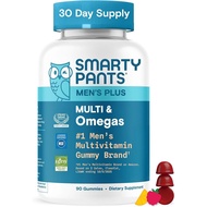 artyPants Men's Multivitamin Gummies - Improved Formula: Omega 3 (DHA/EPA), Methylfolate, Vitamin D3