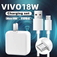 VIVO Fast Charger Micro USB Cable adapter For Vivo X7 X9 X20 V7 V9 Y11 Y12 Y15 Type C Fast Charger U