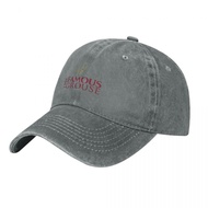 Famous Grouse logo Adult Washed Cowboy Hat 100% Cotton Curved Brim Sun Hat Simple Casual All-Match N
