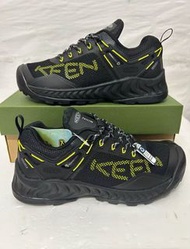 🤖清倉雙色KEEN NXIS EVO WP 戶外防水徒步鞋 登山鞋 低幫 男款 黑金/黑灰