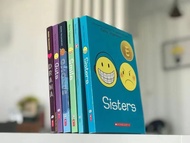 Raina Telgemeier Full-color comic novel 6 booksSmile/Sisters/Ghosts/Drama/Guts/Share Your Smile