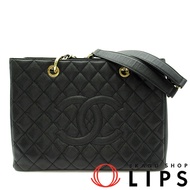 香奈兒 GST 托特包 A50995 魚子醬紋皮革女士托特包

黑色 [二手]