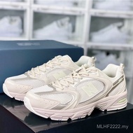 New  NB 530 Retro Beige White Milk Grey Casual Rubber Shoes Sneakers For Men Women 6XQJ
