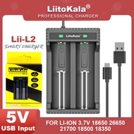 LiitoKala Lii-L2 18650 3.7V 18650 26650 21700 20700 20650 18500 18490 18350 Rechargeable Battery Charger