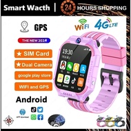 4G SIM Card Smart Watch Kids  Dual Cameras Multi-GPS 5G Full Netcom AI Voice Download Any App  Sports Watch Child Watch Forbidden in Class