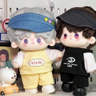 20cm Cotton Doll Clothes Set Cute Sports Casual Plush Doll Dress Up Outing Baby Clothes 17.5.5