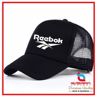 TOPI REEBOK / TOPI JARINGREEBOK LOGO / TOPI TRUCKER REEBOK LOGO PREMIUM BISA BAYAR DITEMPAT (COD)