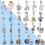 Charm Board Ley 925 Original Adjustment Pan Charm Bracelet Silver 925 Jewelry Pendant Galaxy Starry 