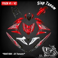 Y15ZR COVER SET TANAM / STICKER IX MERAH (EL MOTORSPORTS)