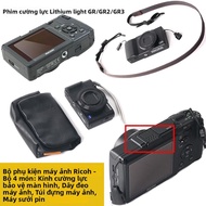 NiYi Focus | Phụ Kiện Dây Đeo Túi Máy Ảnh Nắp Chống Sáng Cho Ricoh GR GR2 GR3