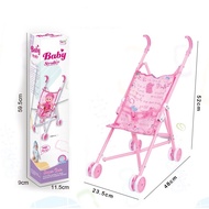 TTOYS 2 Different Design For Kids Pretend Play For Baby Girls Stroller Doll Toy Foldable Pushchair P