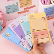 5 sets of cute sticky notes, cute cartoon sticky notes