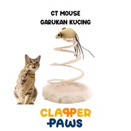 Ct Mouse Scratching Cat Toy Spiral Mouse Cat
