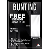 BUNTING || BUNTING VIRAL || BUNTING SOP || BUNTING MURAH + FREE DESIGN ||