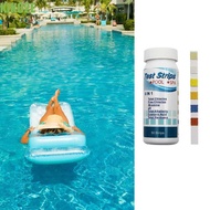 KIKO2E 100Pcs Swimming Pool Test Strips, Convenient High Sensitivity Water Quality Test Strip, Detec