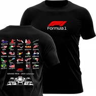 F1 F1 Schedule 2025 Mens T-shirt Cotton Tee