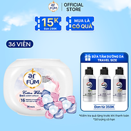 Viên giặt xả arFUM 5 trong 1 MỚI, tinh dầu nước hóa lưu hương lâu 16 tuần, khử khuẩn 99% - (36 viên/