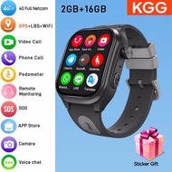 2+16GB Kids 4G Smart Phone Watch GPS WIFI Video Call APP Download SOS Child Smartwatch Monitor Track