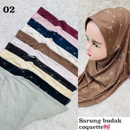 TUDUNG SARUNG KANAK-KANAK/TUDUNG SARUNG CORAK BUDAK/TUDUNG SARUNG PLEATED KANAK-KANAK IRONLESS