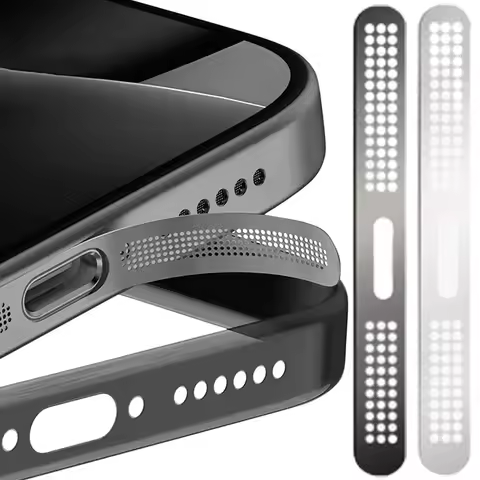 2/4/6PCS Metal Dustproof Net Sticker for IPhone 17 Pro Max 17PM Speaker Hole Charging Port Anti-Dust