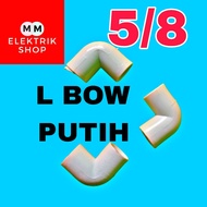 L bow 5/8 White SNT