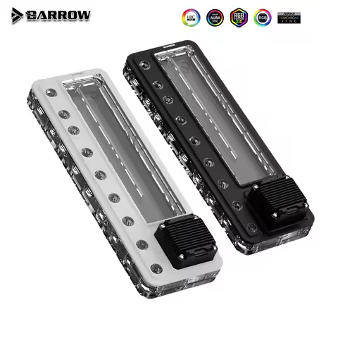 Barrow AIO pump reservoir Integrated pump 17W water tank Universal Distro Plate For PC computer wate