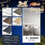 SMJ CONCEPT® Fluted Panel S Series Natural Warmth (ALL) | Solid wood brings a cozy, organic feel to 