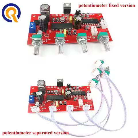 UPC1892 HIFI Stereo Preamp Amplifier Volume Tone Control JRC2150 BBE Sound Adjustment Preamplifier T