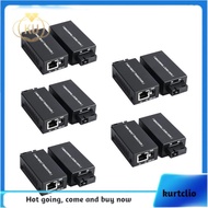 5 Pairs Mini Gigabit Fiber Optical Media Converter 100/1000Mbps Optical Transceiver Ethernet Switch 