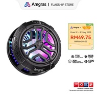 Amgras iceWorld Pro Phone Cooler gaming Mute Dissipate Fan Cooling Radiator Magnetic/Back-clip 2 in 