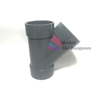 RUCIKA Tee Y 2 Inci 45° 2" - Y Branch Sambungan Pipa Paralon 45 Derajat 2 Inch