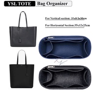 Felt Insert Bag Organizer for YSL Tote Bag Large Capacity Lining Bag Organiser