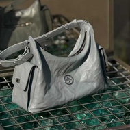 GROTTO GROTTO 25 Year Toast hobo Bag Vegetable Tanned Genuine Leather Commuter Underarm Bag Shoulder