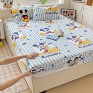 Cartoon bedsheet single fitted bedsheet queen king fittedsheet polyester mattress cover