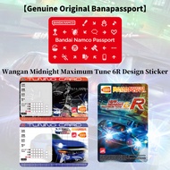 Banapassport Amusement IC Blank Card and Wangan Midnight Maximum Tune 6R Sticker Design