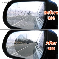 speedinglight 2PCS/Set Car Rearview Mirror Window Anti Fog Clear Film Anti-Light Car Mirror Protective Film Waterproof Rainproof Car Sticker SDT