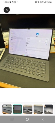 近全新，少用！Samsung Galaxy Tab S9  14.6 Ultra 鍵盤套 , keyboard cover
