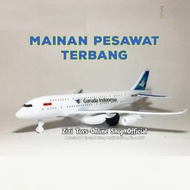 Pull And Go Garuda Indonesia Airplane Children's Toy