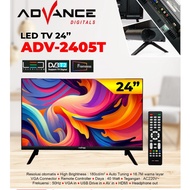 [TANPA SET TOP BOX] TV Advance ADV-2405T Televisi Digital Advance 24 Inch HD Support Antena Digital 