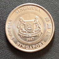 Koin 50 Cent Singapura 2013 - 2019 Singapore