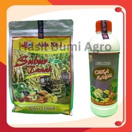 1KG SUBUR TANAH FREE 1L CUKA KAYU ASIA NO 1 sesuai utk semua jenis tanaman Tanah Masam, Tanah yg ber