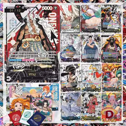 One Piece Card Yamato Garp Hancock Luffy Nami Imu DIY Custom High Quality Hobby Collectible Board Ga