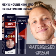 Eelhoe Men's BB Cream Waterproof Concealer Acne Marks Natural Nude Makeup Foundation BB Cream Nourishing Brightening Skin Tone BB Cream