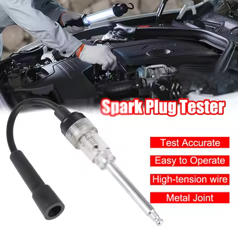 Car Spark Plug Tester In-Line Igniton Spark Tester Autos Diagnostic Test Tool Repair Tools Ignition 