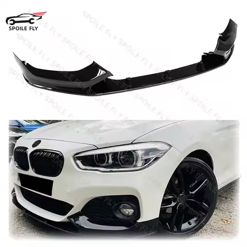4PCS For BMW F20 F21 118i 120d 120i M135i M140i LCI M Sport Front Bumper Lip Spoiler Diffuser Splitt