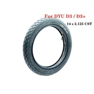 Original 14x2.125 CST Tire for DYU D3 / D3+ Electric Bicycle 14 Inch Inner and Outer Tire Replace Accessories OBDU