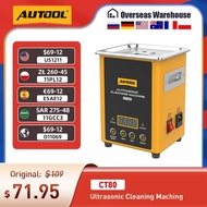 AUTOOL Car GDI EFI FEI Fuel Injector Heating Cleaning Machine 1.6L Ultrasonic Cleaner CT80  for Gaso