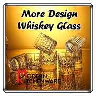 (MKitchenware)Whiskey Glass /Brandy Glass/ Bar Glass Tumbler / Water Glass / Juice Glass/Rock Glass/